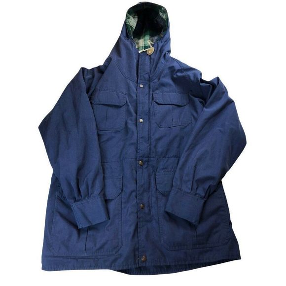 8173 Natural comfort for  REI Co-op men's blue wool blend hooded jacket med - Picture 1 of 7